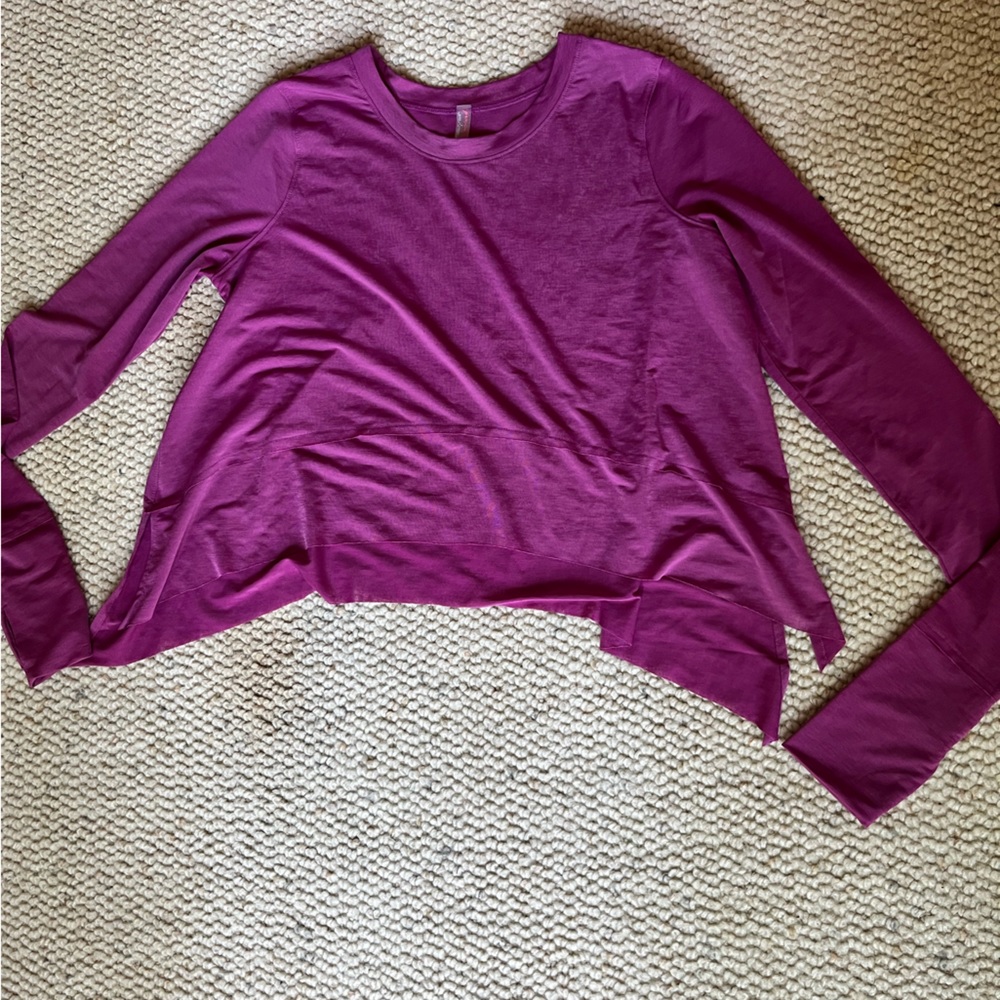 Free people movement cropped long sleeve